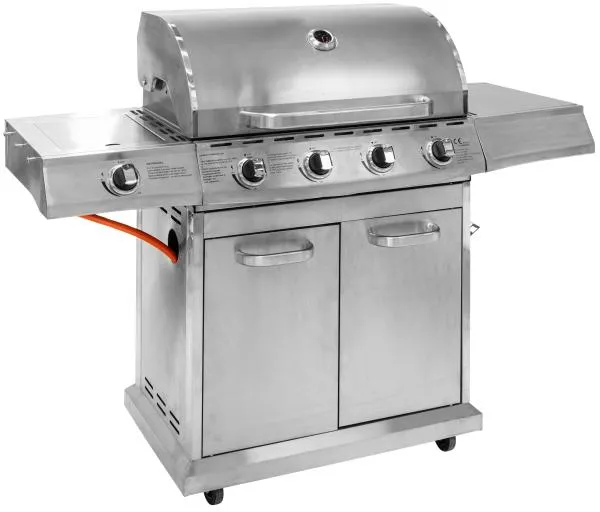 Heatus Premium gas barbecue 4 burners and side stove 158.5x61x120cm